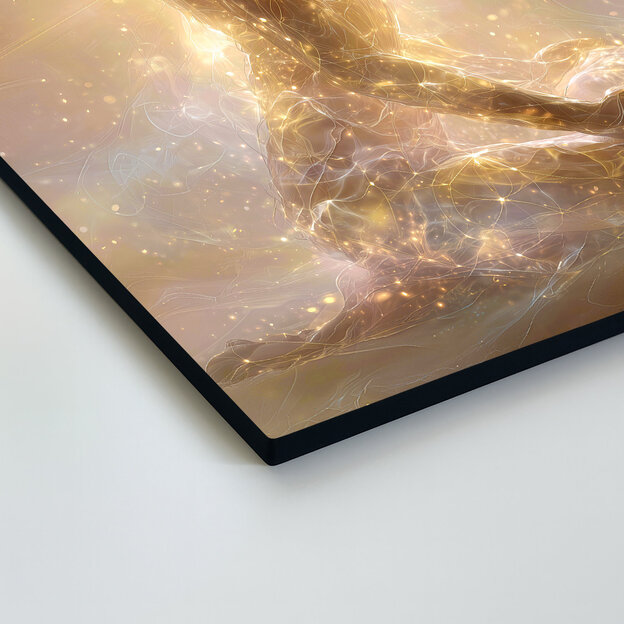 Spirituális kép - Jógini arany aurával