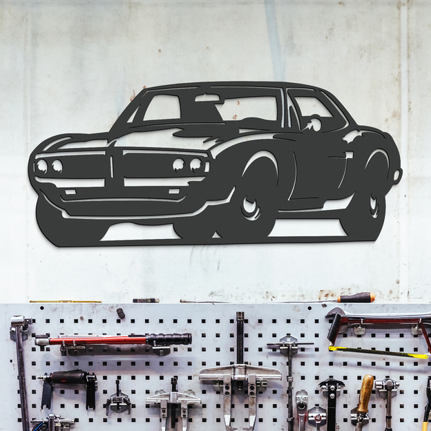 Wooden Wall Art - Pontiac Car