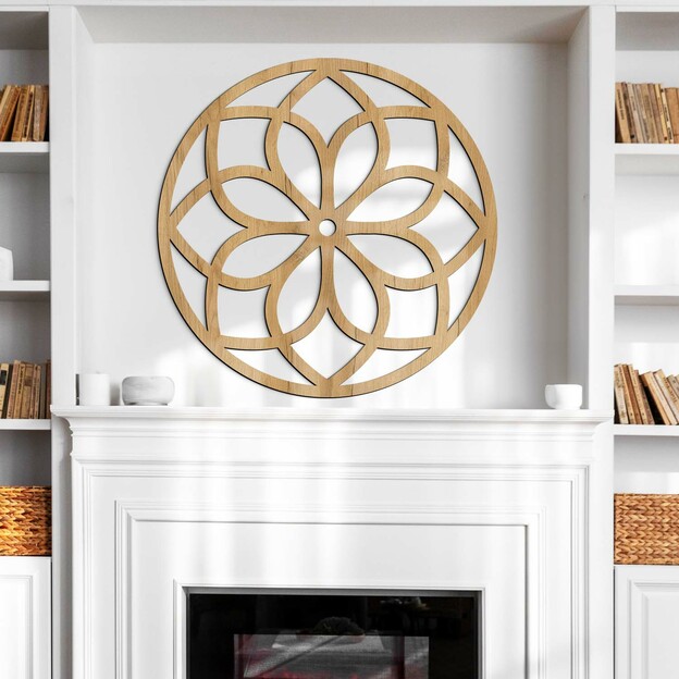 Simple Mandala on the Wall - Joy