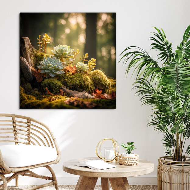 Wooden picture - Rock gardens