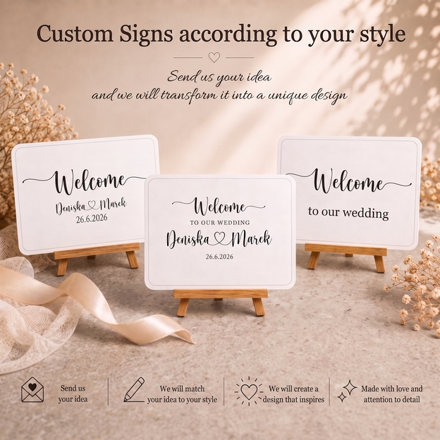 Wedding Sign According to Your Own Style