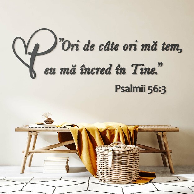 Citat biblie - Sticker pentru perete