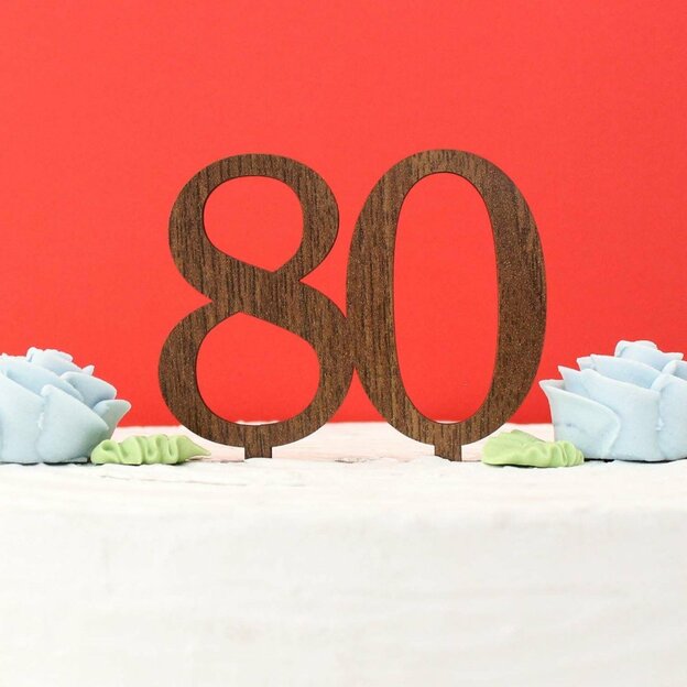  Zápich na tortu čislo 80