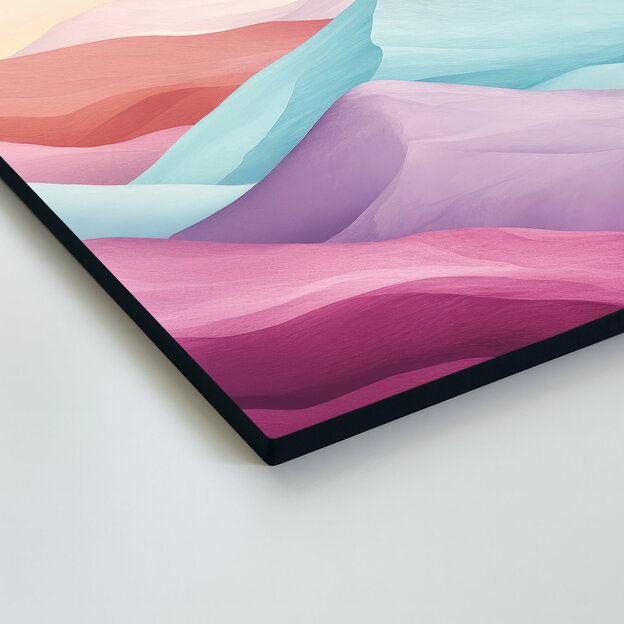 Nagy többdarabos kép - Színes hegyvidék