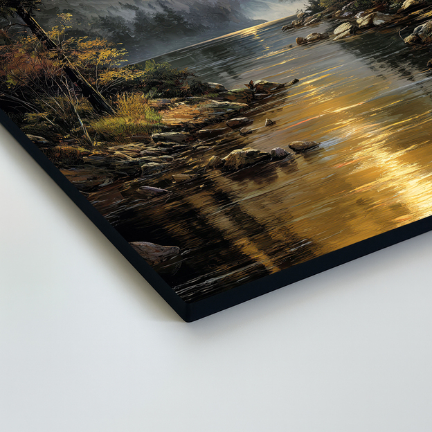 Kép - Telihold a tó felett