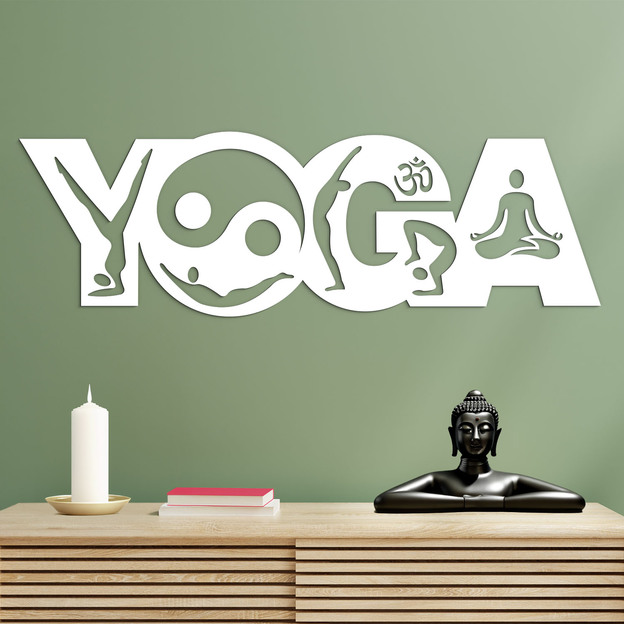 Wooden Wall Art - Yoga