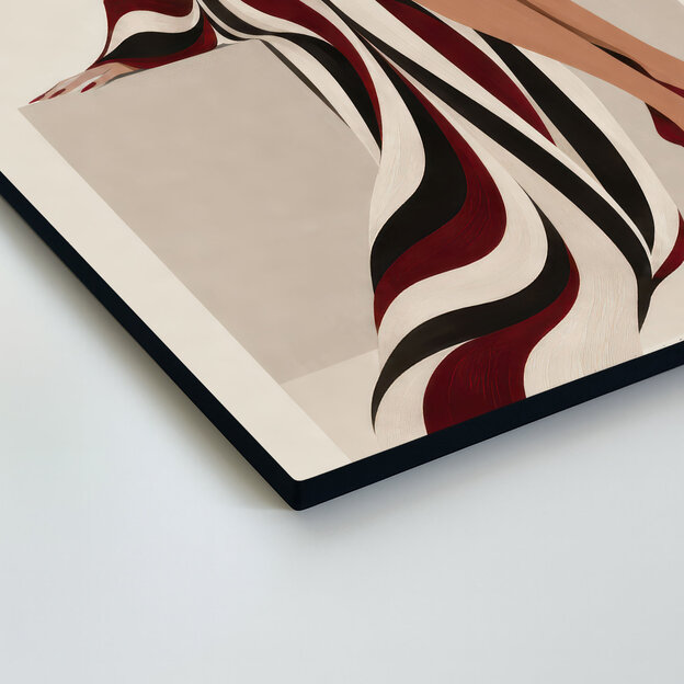 Tablou art deco a unei femei - Doamnă cu pălărie