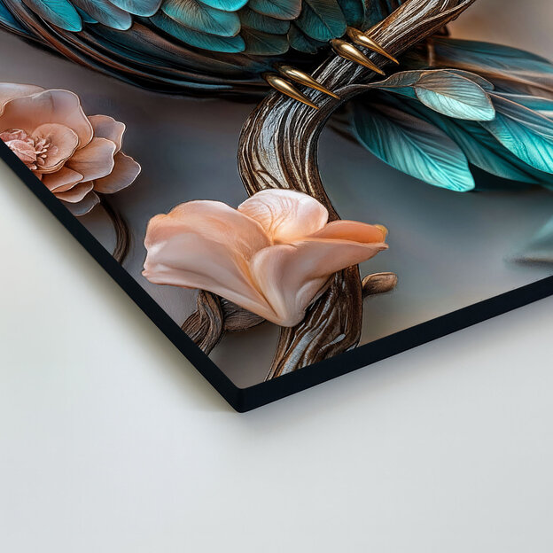 Umelecký obraz - Sova s korunkou