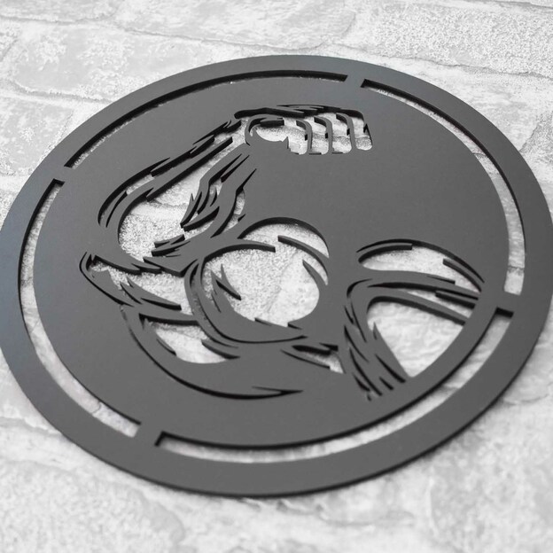 Tablou fitness pentru perete - Biceps de culturist