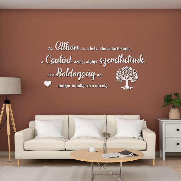 Fali idézet - Otthon, Család, Boldogság