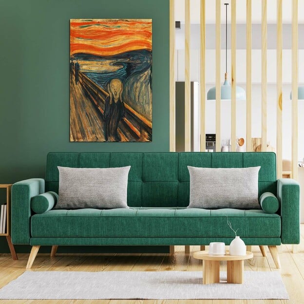 Wooden Wall Art - The Scream, Munch