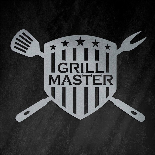 Wooden Wall Art for Kitchen - Grill Master