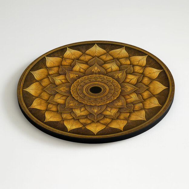 Wall mandala - Golden Lotus