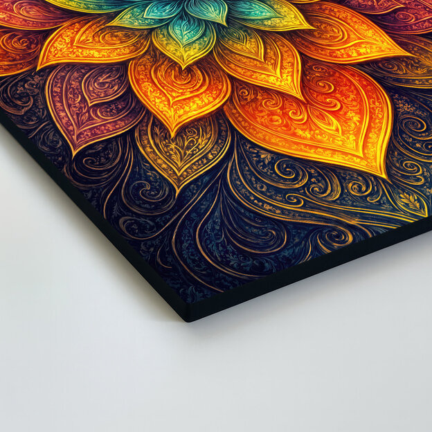 Lotus mandala az örök fény - Fakép