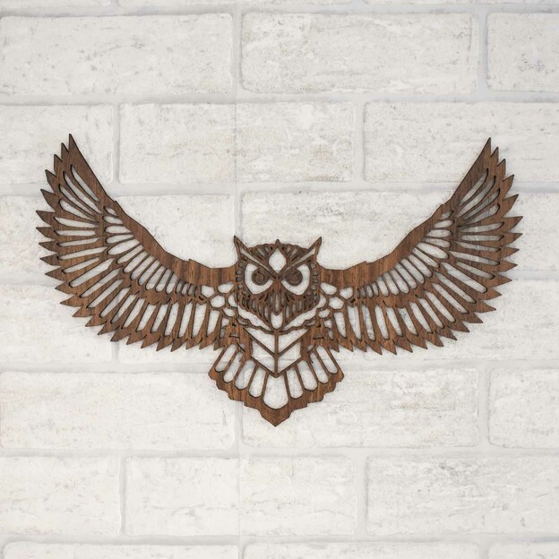 Wooden Wall Decoration - Owl