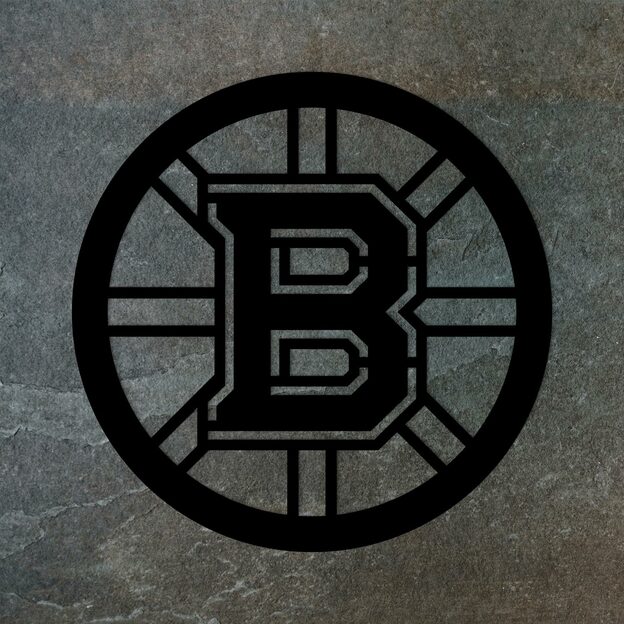 Wooden Logo of Hockey Team - Boston Bruins
