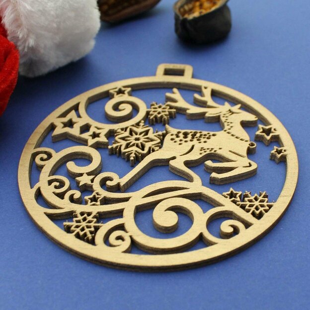 Vianočná ozdoba - Luxusná guľa na stromček 