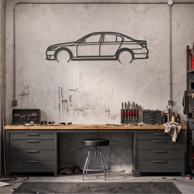 Tablou din lemn - BMW E60 M5