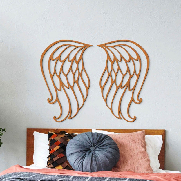 Wooden Wings - Wall Decoration