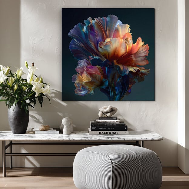 Abstract painting - Artistic flower