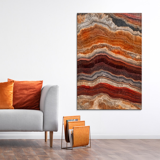 Wooden picture - Arabescato Orobico Rosso