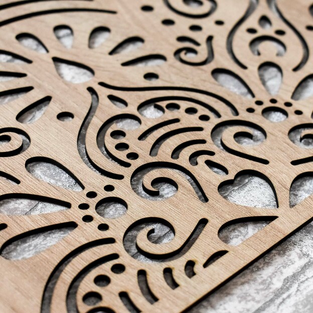 Half Mandala on the Wall - Crown