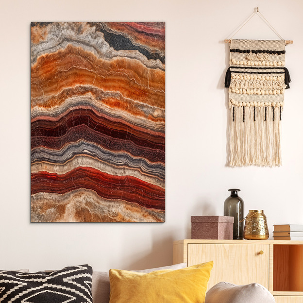 Wooden picture - Arabescato Orobico Rosso