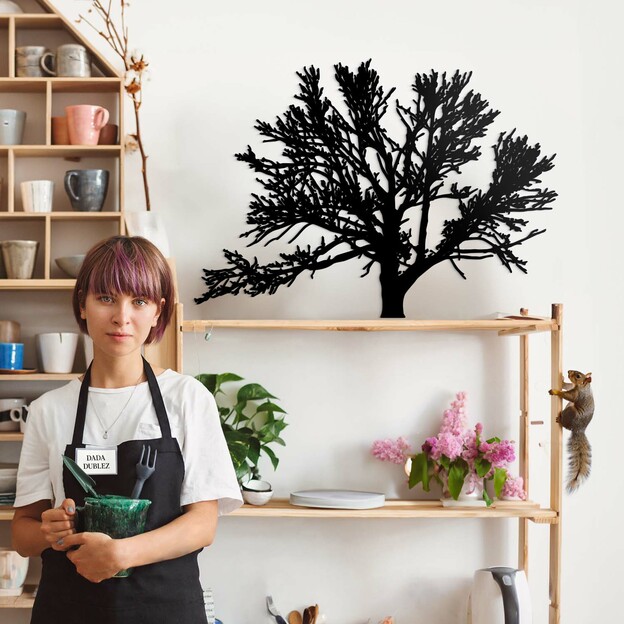 Wooden Cut-Out Decoration - Bush