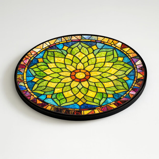 Mandala colorată - Floare de lotus stralucitoare