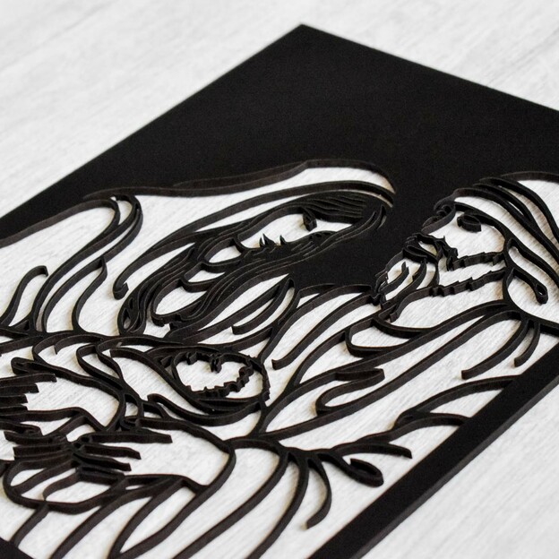 Wooden Wall Art - Holy Family