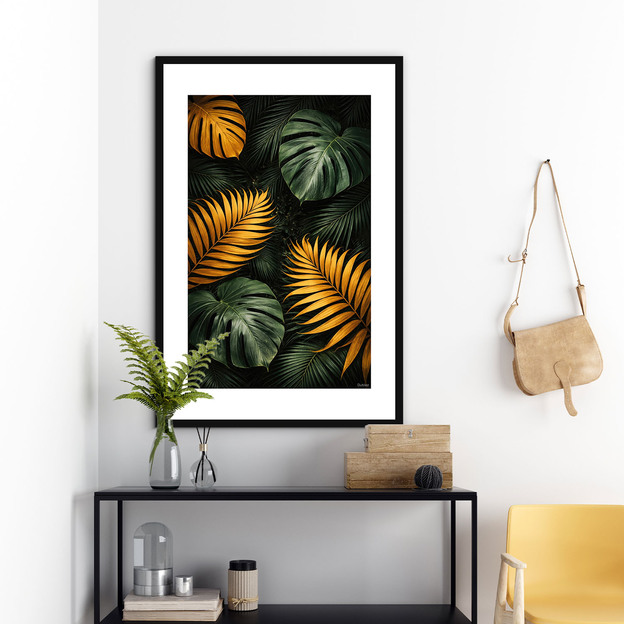Dřevěný obraz - Tropický luxus