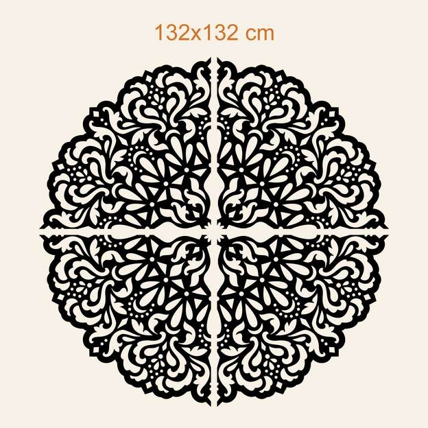 Wooden Mandala Wall Art - Passion