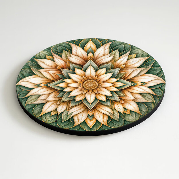 Mandala florală - Inima junglei