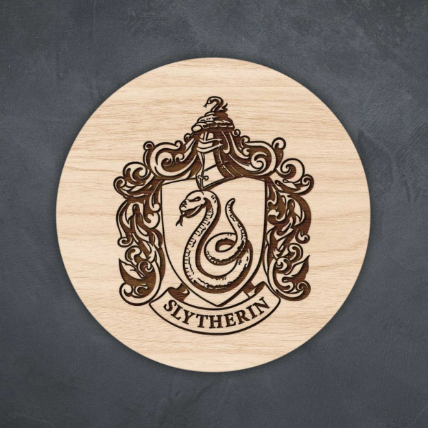 Cadou - Suport pentru pahar - Slytherin