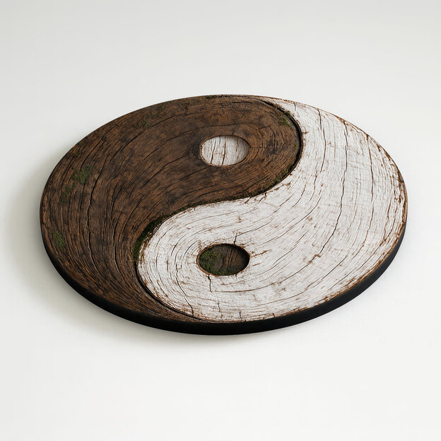 Wooden Wall Art - Yin Yang