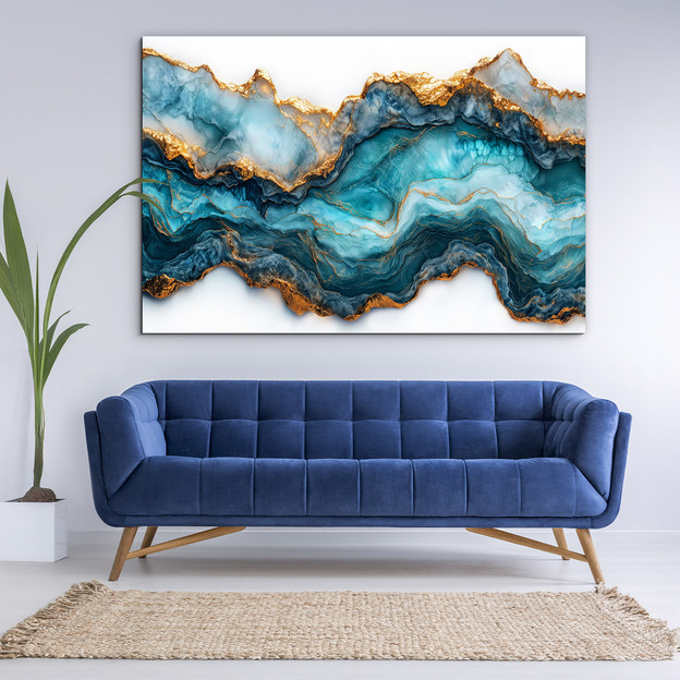 Marble design of a wooden image - Crystal