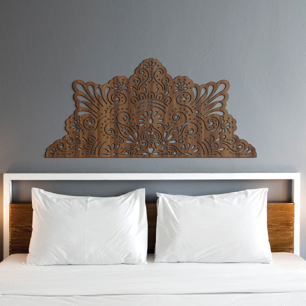 Poloviční mandala na stěnu - Koruna