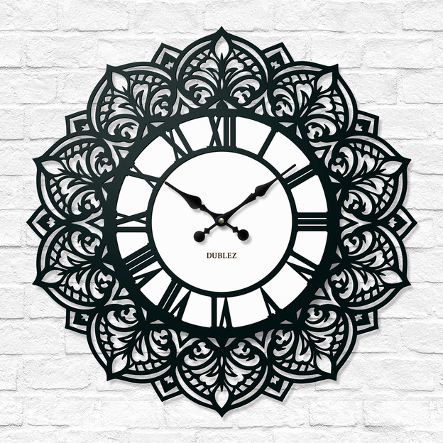 Decorative clock with mandala - Aurelia