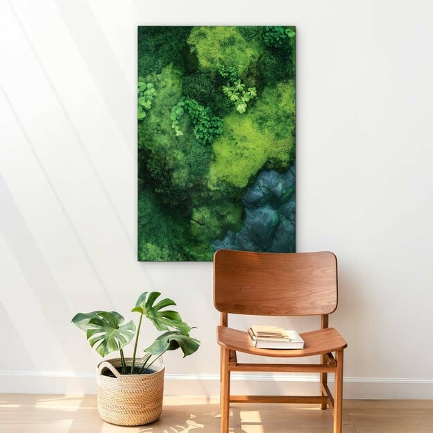 Moss Panel - Printed Wall Art on Wood
