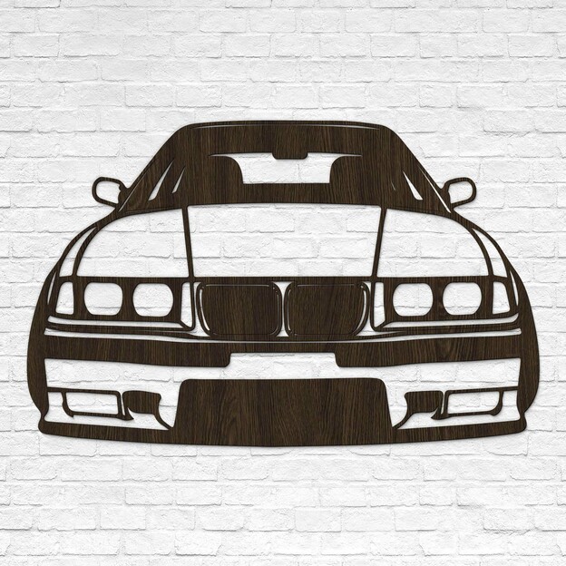Wooden Wall Art - BMW E36