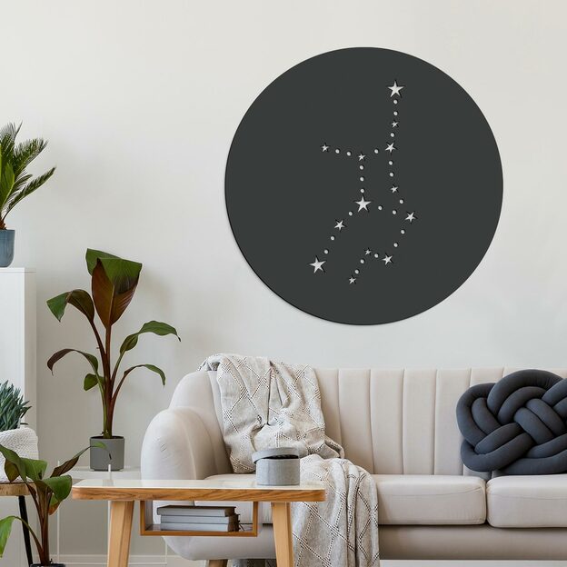 Zodiac Sign on the Wall - Virgo Constellation