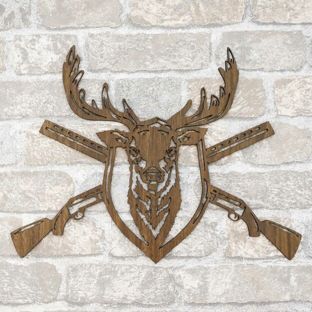 Wooden 3D Wall Art - Deer