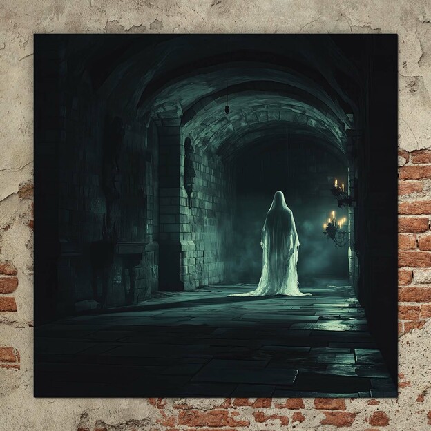 Gothic Wall Art - White Lady