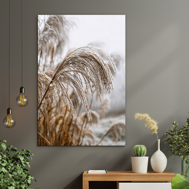 Wooden wall art - Stems in winter