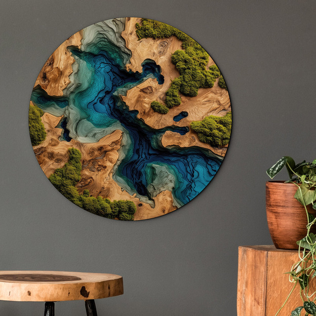 Dizajnový obraz na stenu - Modrá lagúna