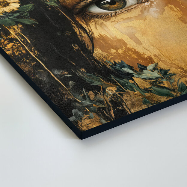 Umelecký drevený obraz - Lesná kráľovná