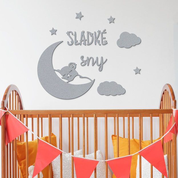 Drevená dekorácia do detskej izby - Sladké sny Koala