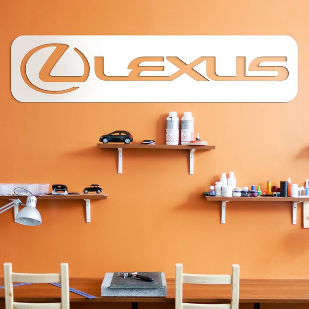 Wooden Board - Lexus Car Logo