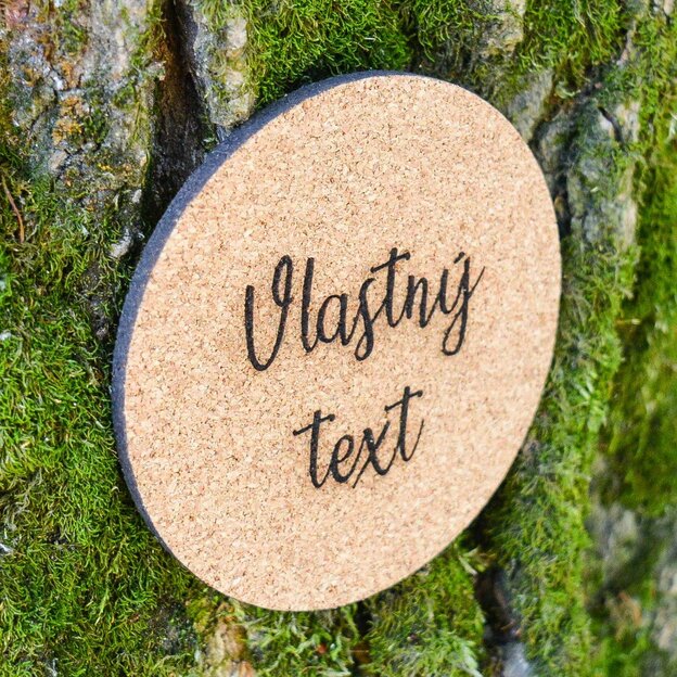 Podložka pod pohár na mieru - s vlastným textom 3