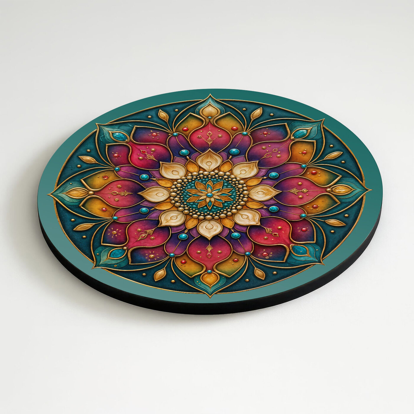 Tablou din lemn cu mandala - Impresionant